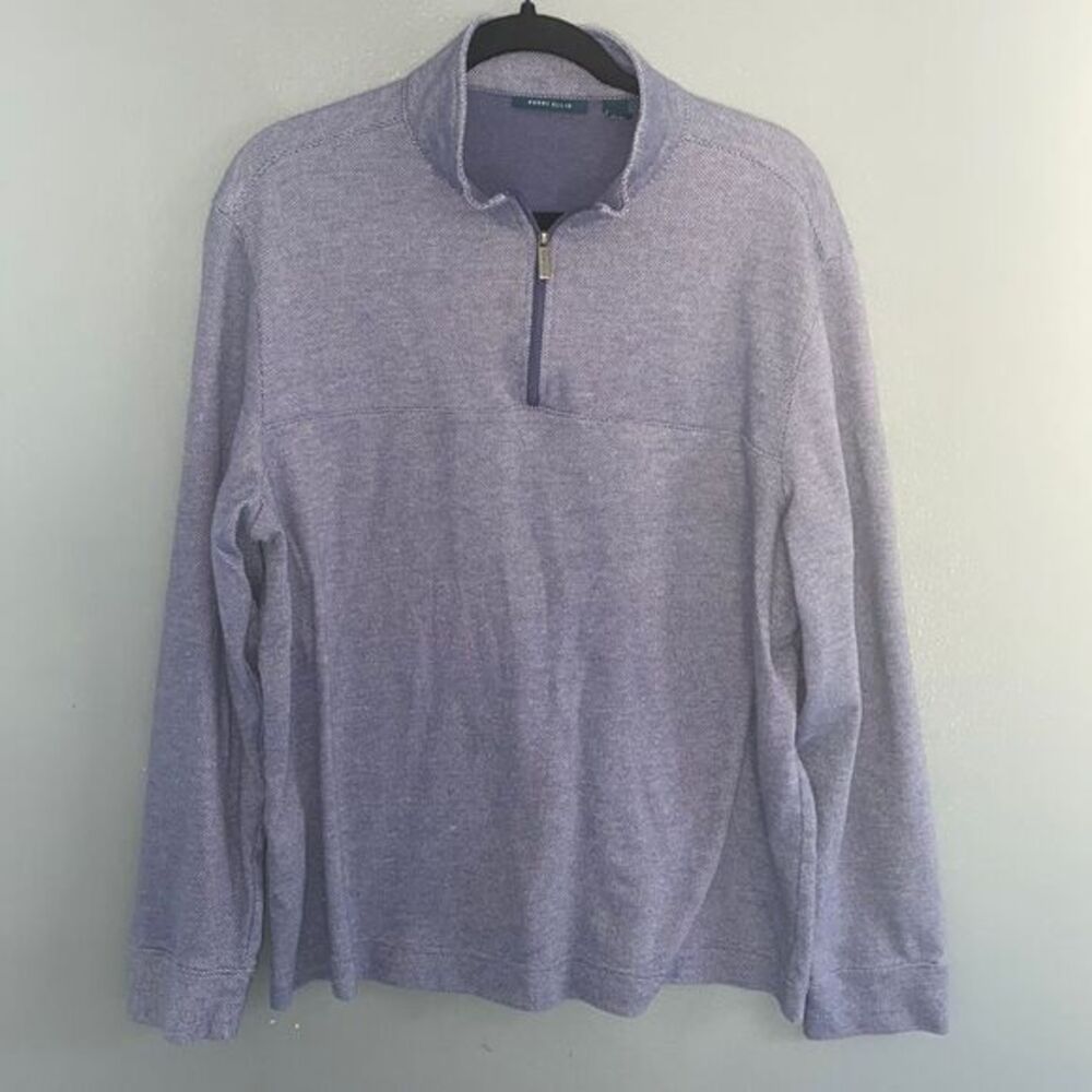 Perry Ellis Quarter Zip Pullover - Picture 7 of 10